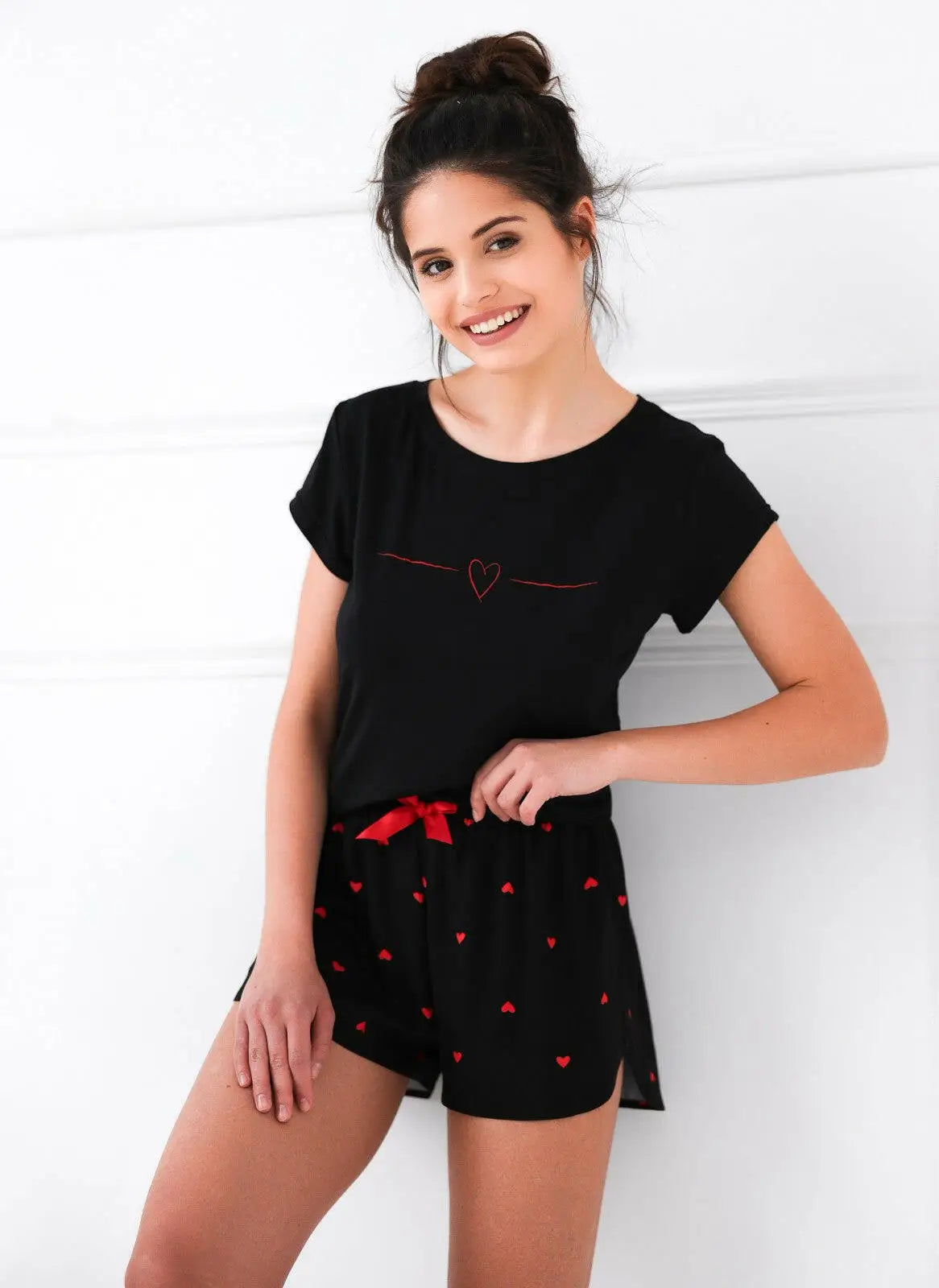 Pigiama da donna in viscosa - love whipster - taglie dalla