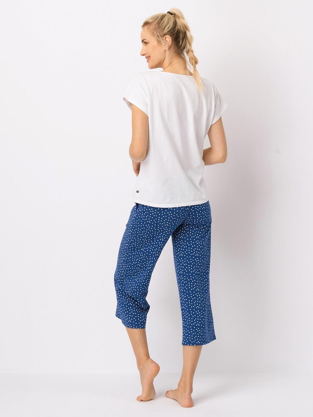 Pigiama estivo da donna in cotone elasticizzato | lns 623