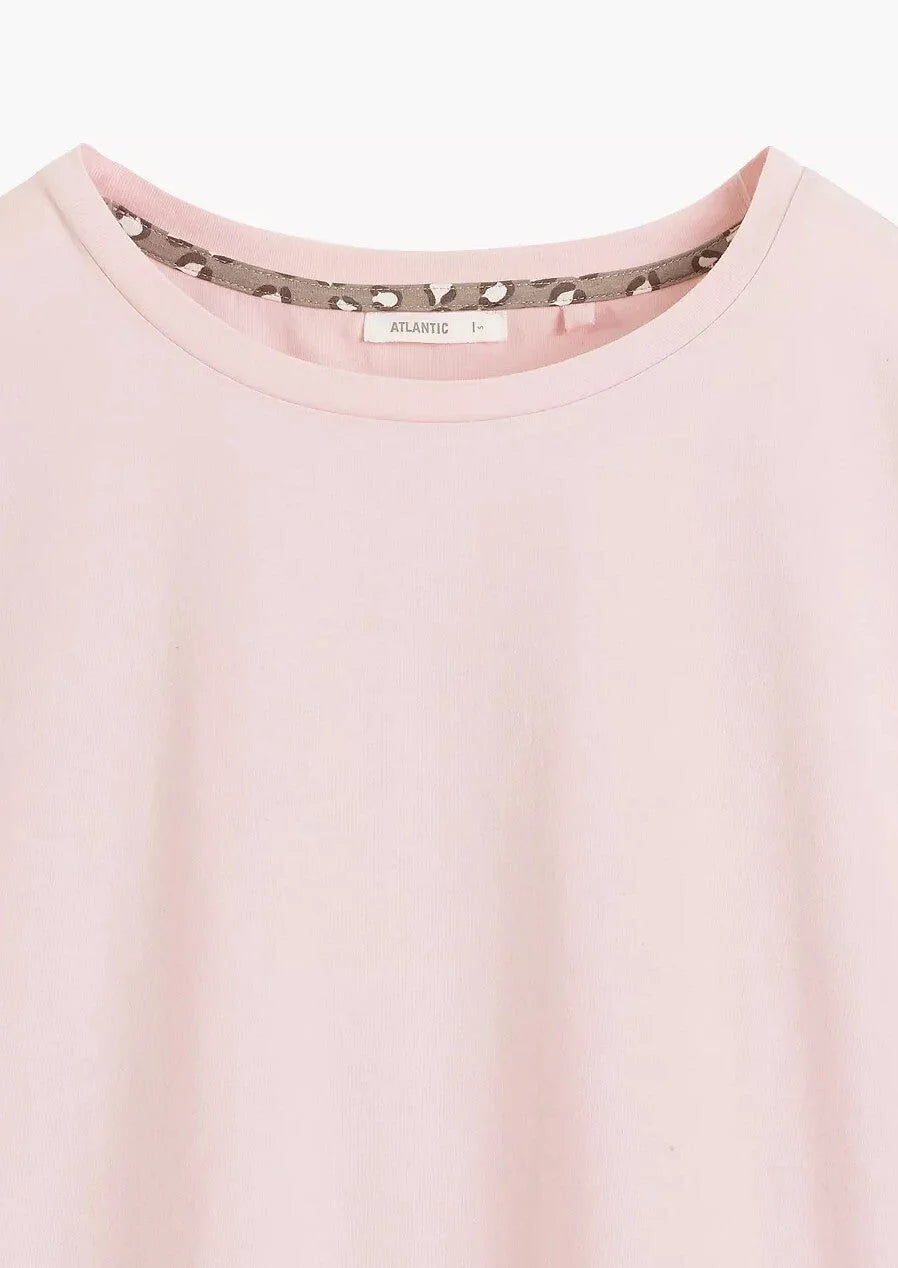 Pigiama estivo da donna in cotone effetto pesca (nmp-507)