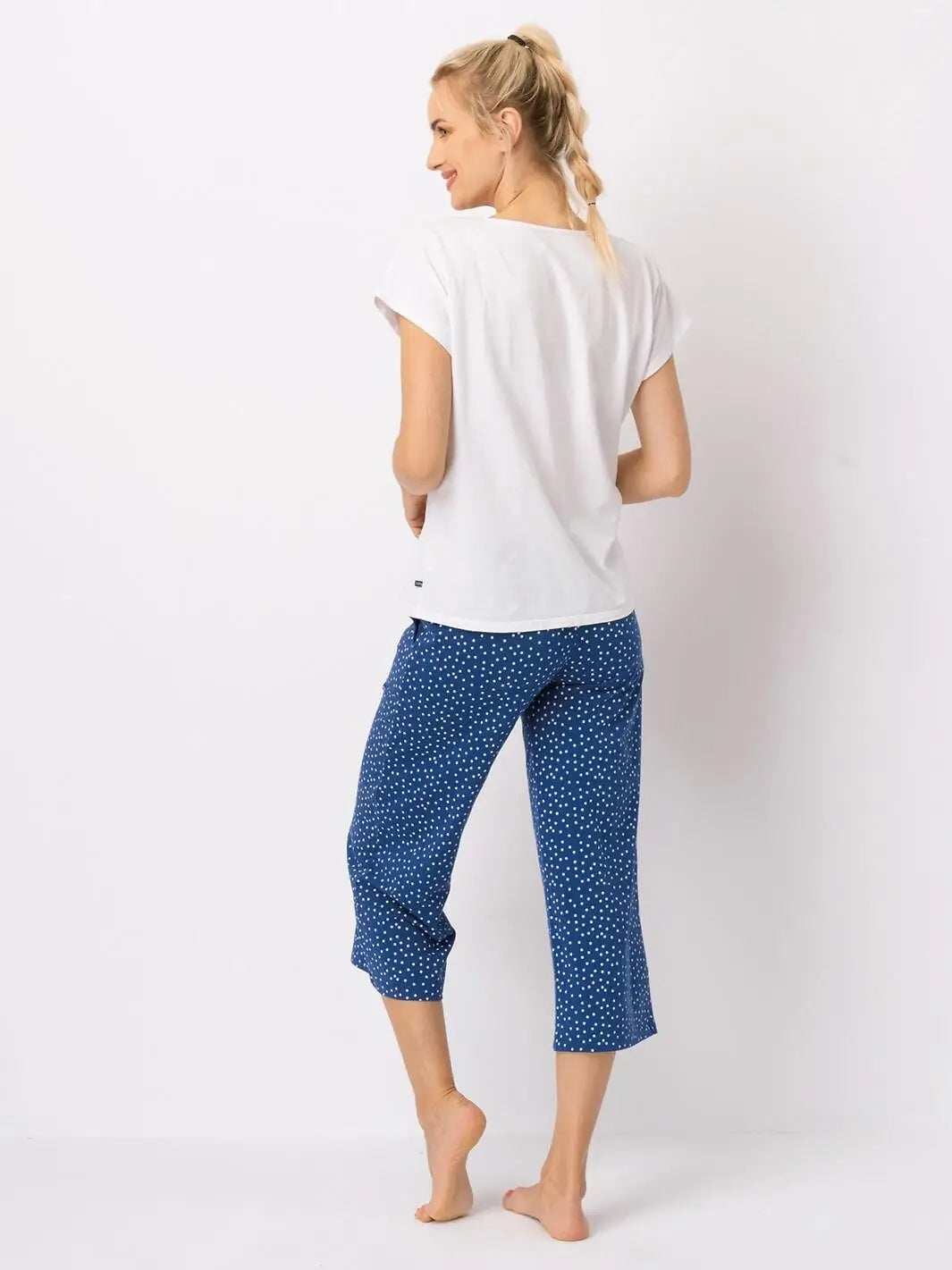 Pigiama estivo da donna in cotone elasticizzato | lns 623