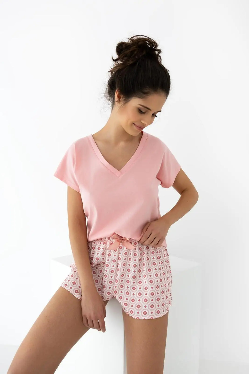 Pigiama estivo da donna in cotone e viscosa - nikoleta