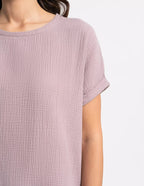 Pigiama estivo da donna – puro cotone in mussola leggera