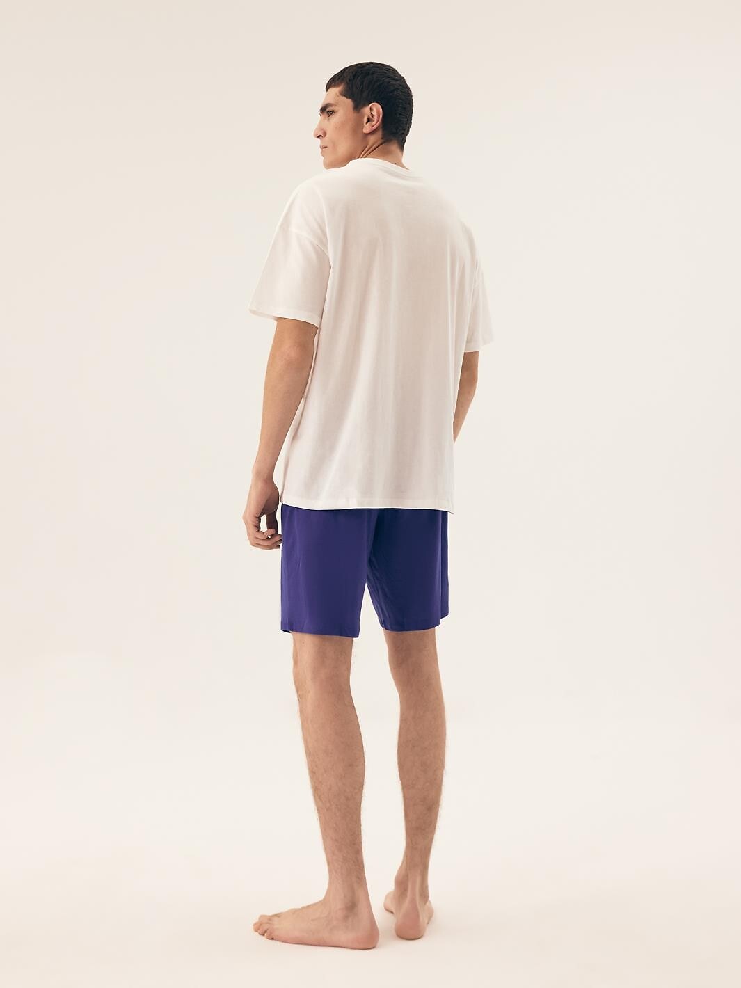 Pigiama estivo da uomo in puro cotone - santorini