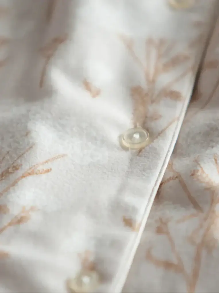 Pigiama lungo da donna aperto in flanella | lns 567