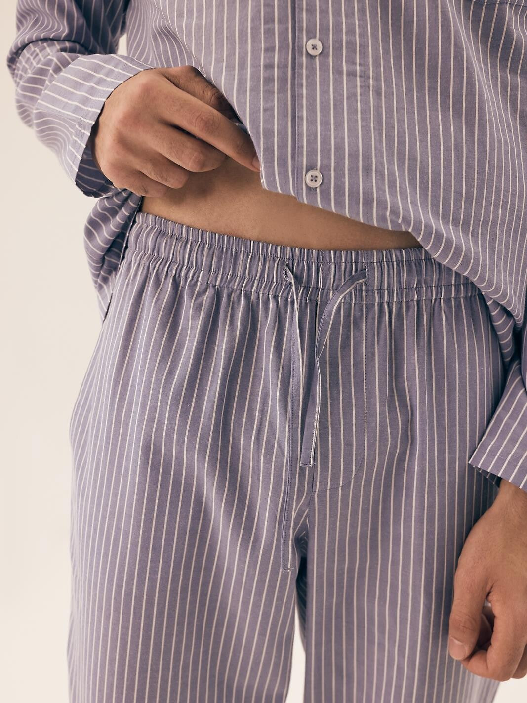 Pigiama da uomo aperto elegante e leggero - mic