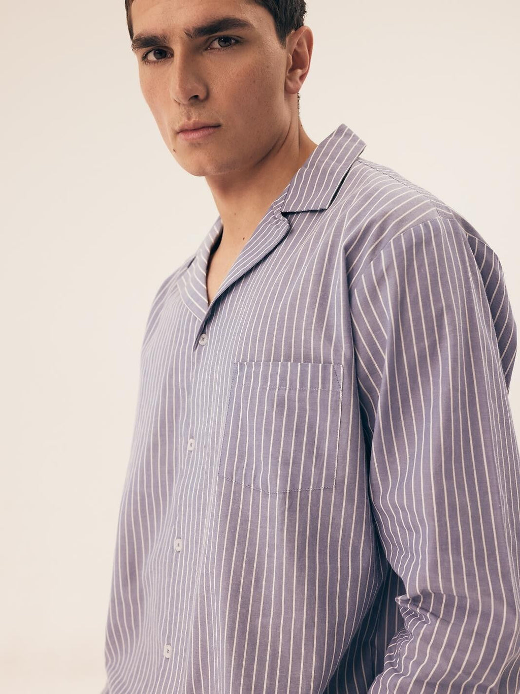 Pigiama da uomo aperto elegante e leggero - mic