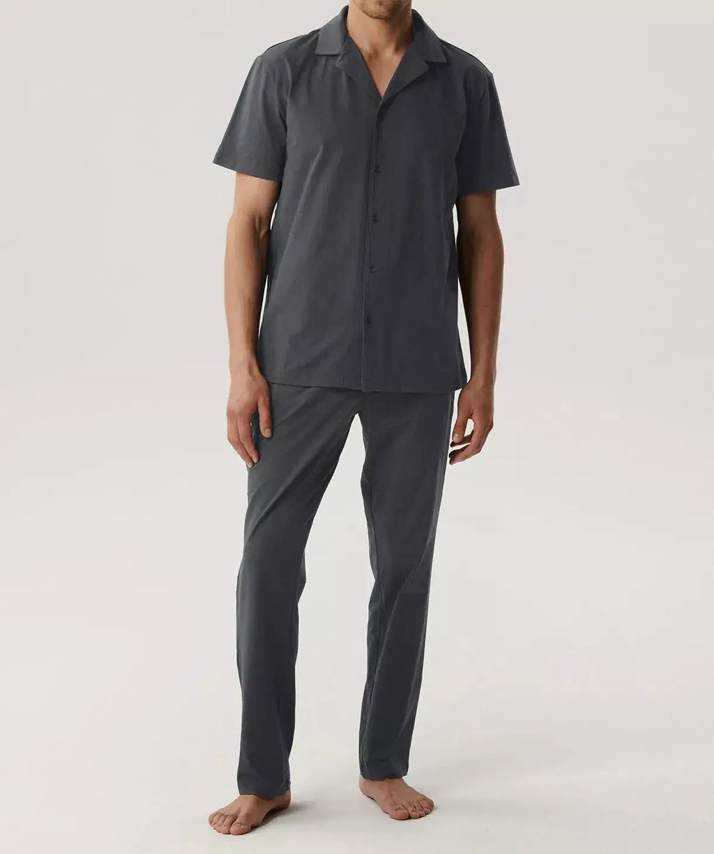 Pigiama da uomo aperto manica corta - jason - bnmp-002