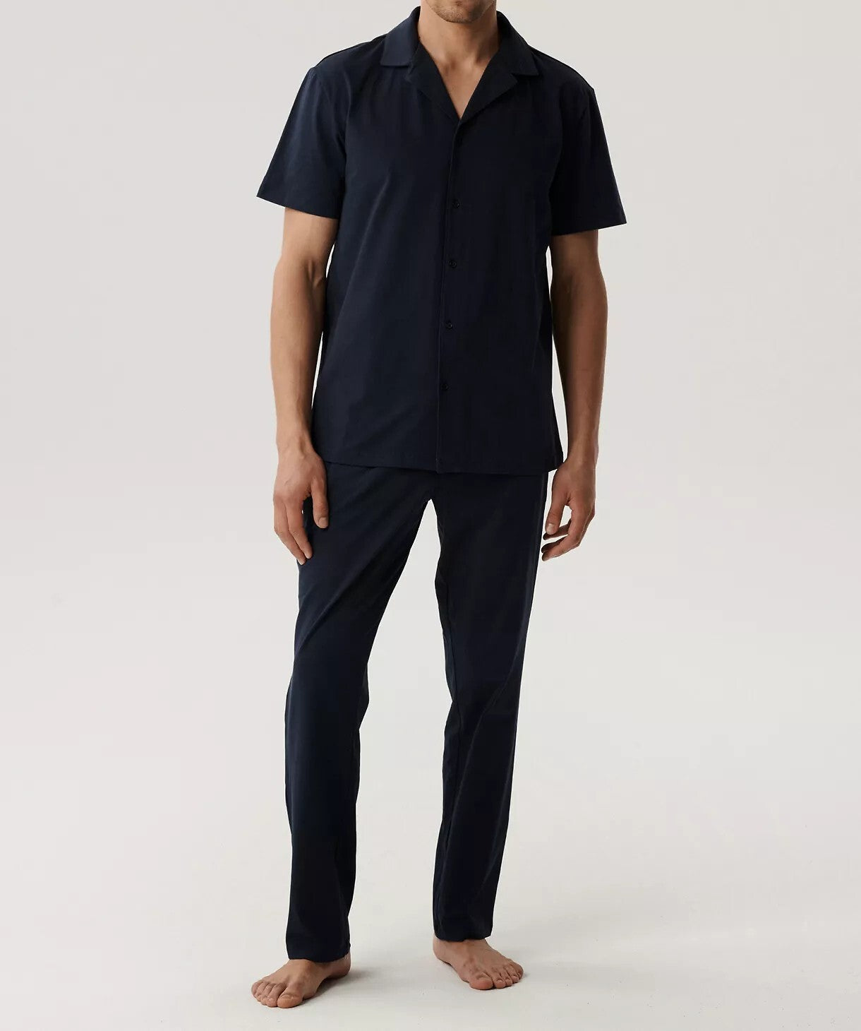 Pigiama da uomo aperto manica corta - jason - bnmp-002