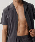 Pigiama da uomo aperto manica corta - jason - bnmp-002