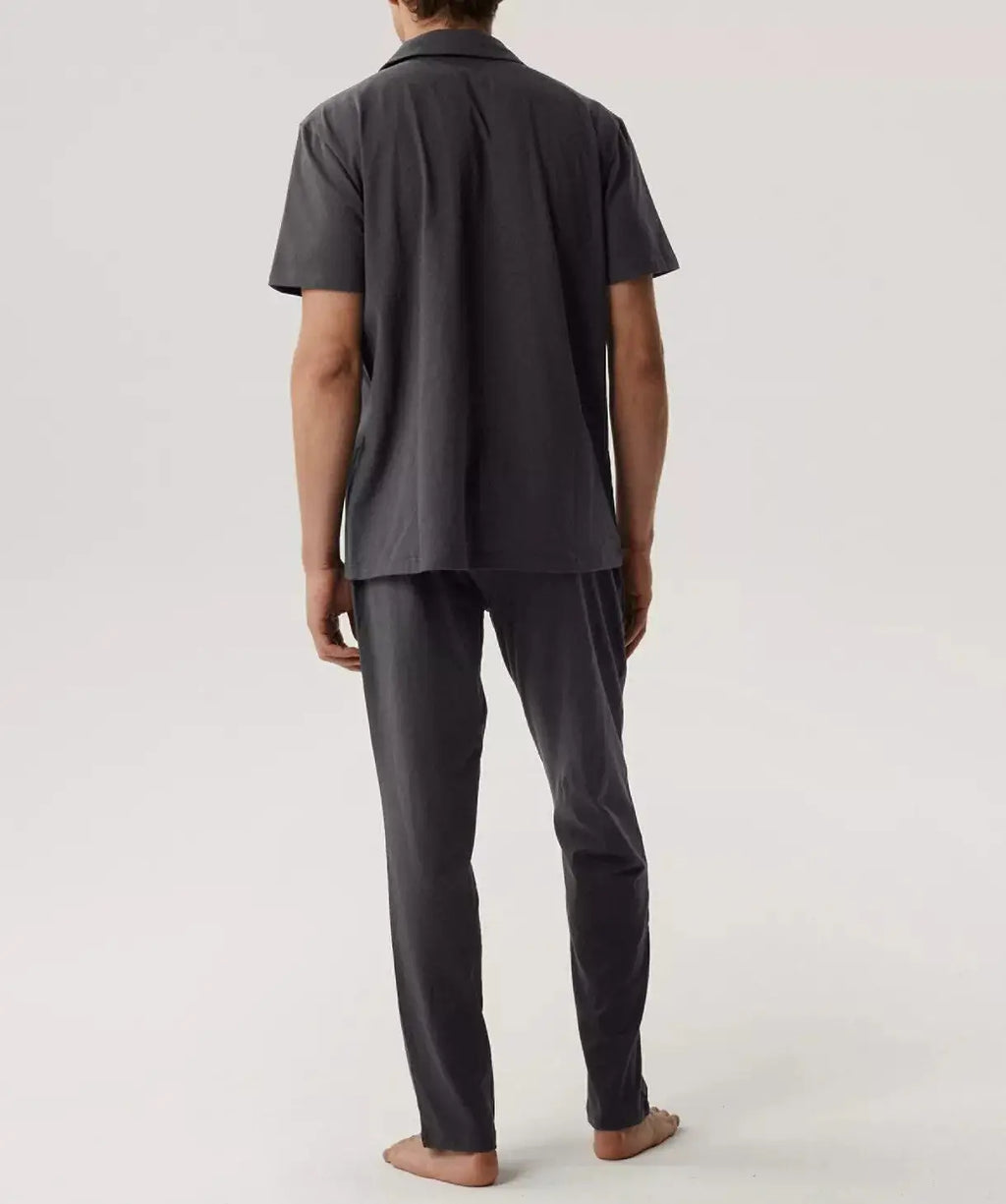 Pigiama da uomo aperto manica corta - jason - bnmp-002