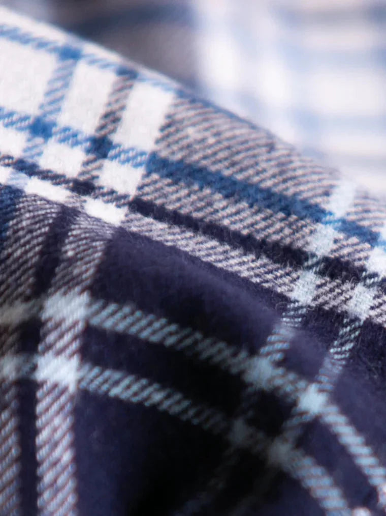 Pigiama uomo caldo in cotone e flanella | mns 412