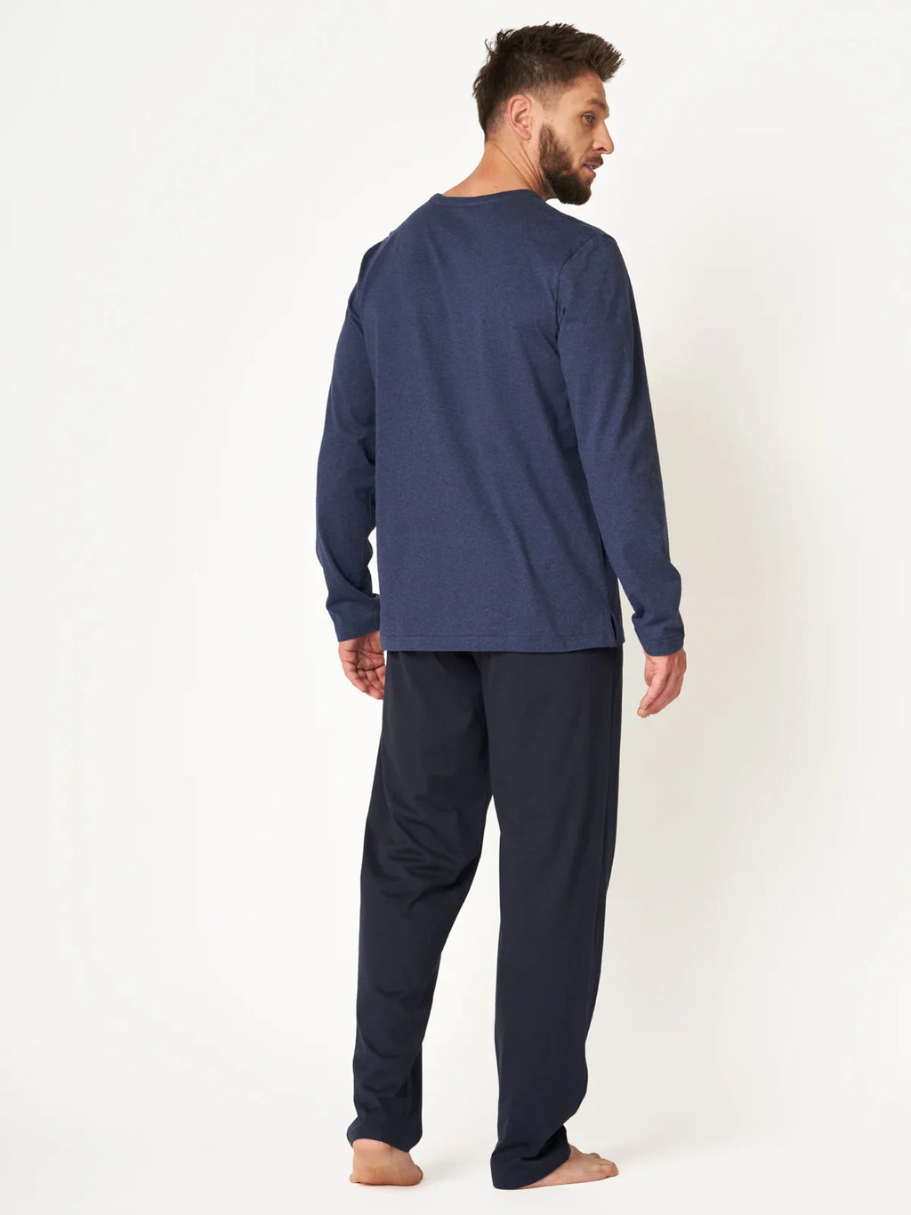 Pigiama uomo caldo in cotone - mns 625