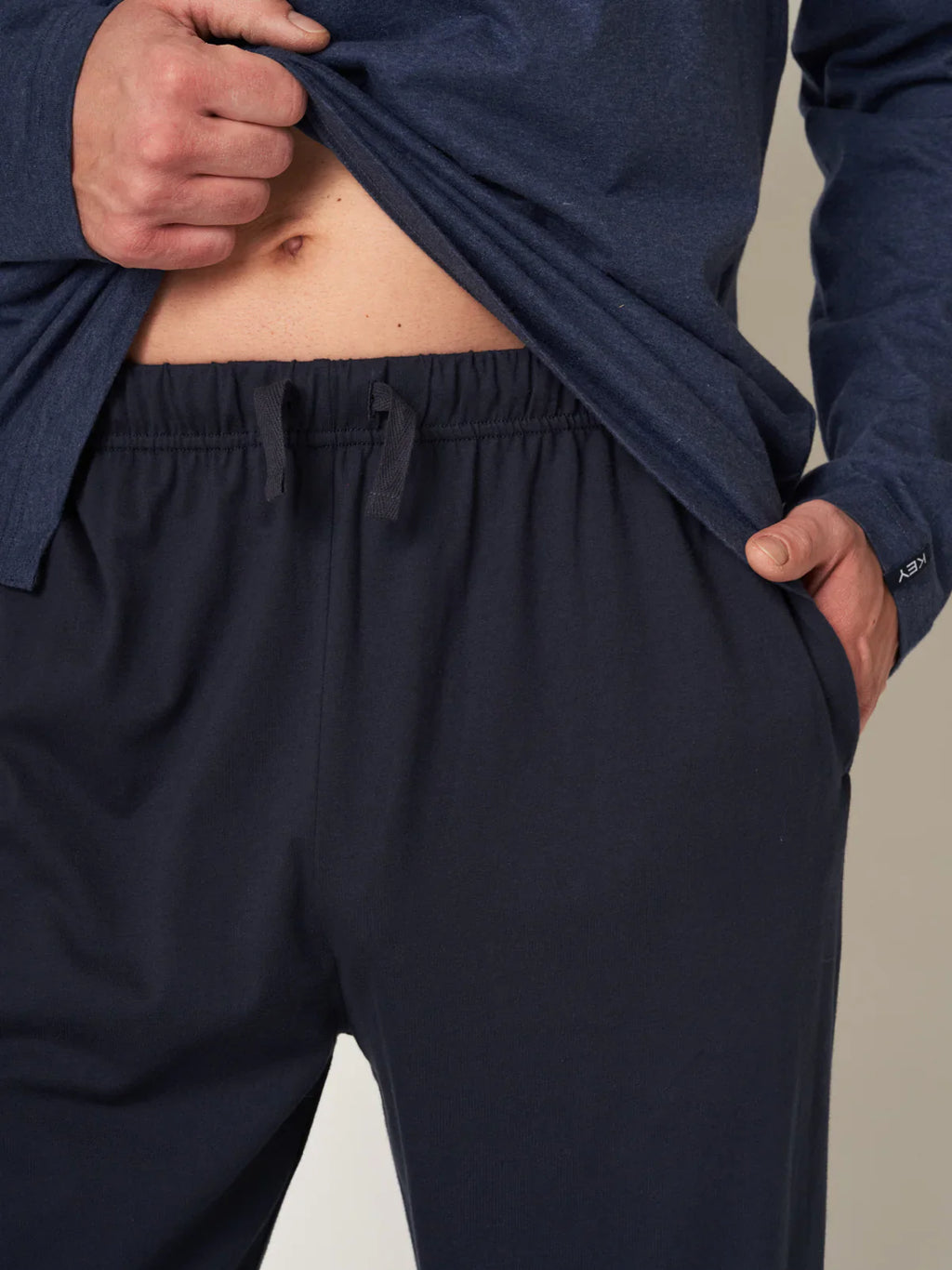 Pigiama uomo caldo in cotone - mns 625