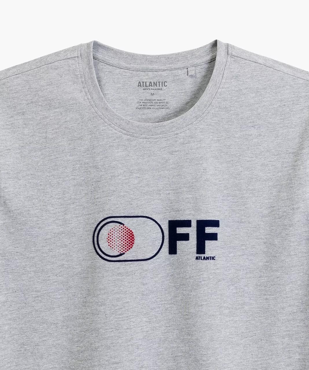 Pigiama uomo classico realizzato in morbida maglia effetto