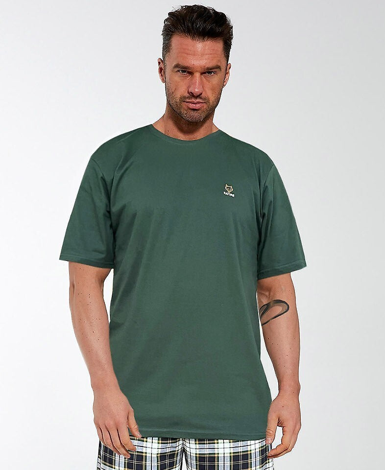 Pigiama da uomo corto in cotone - nature