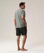 Pigiama uomo corto in cotone - nmp-396