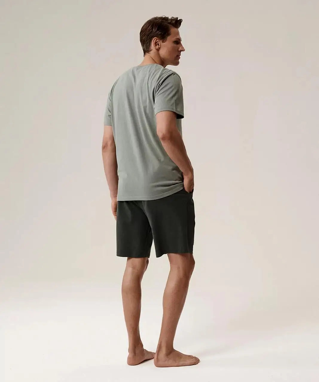 Pigiama uomo corto in cotone - nmp-396