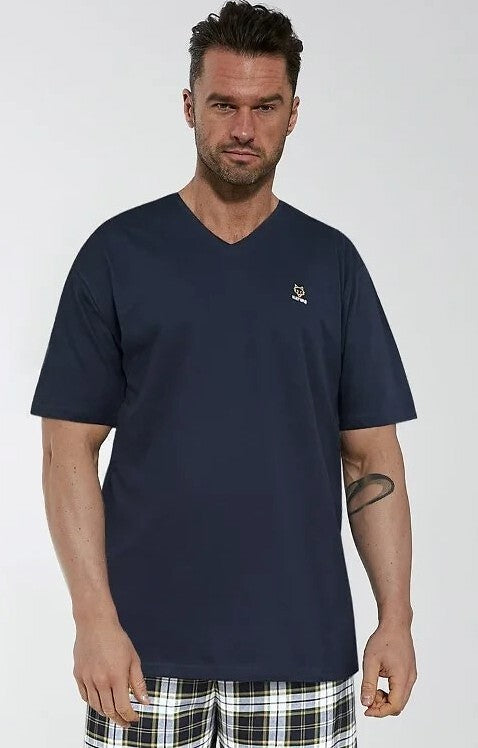 Pigiama da uomo corto scollo a v - nature