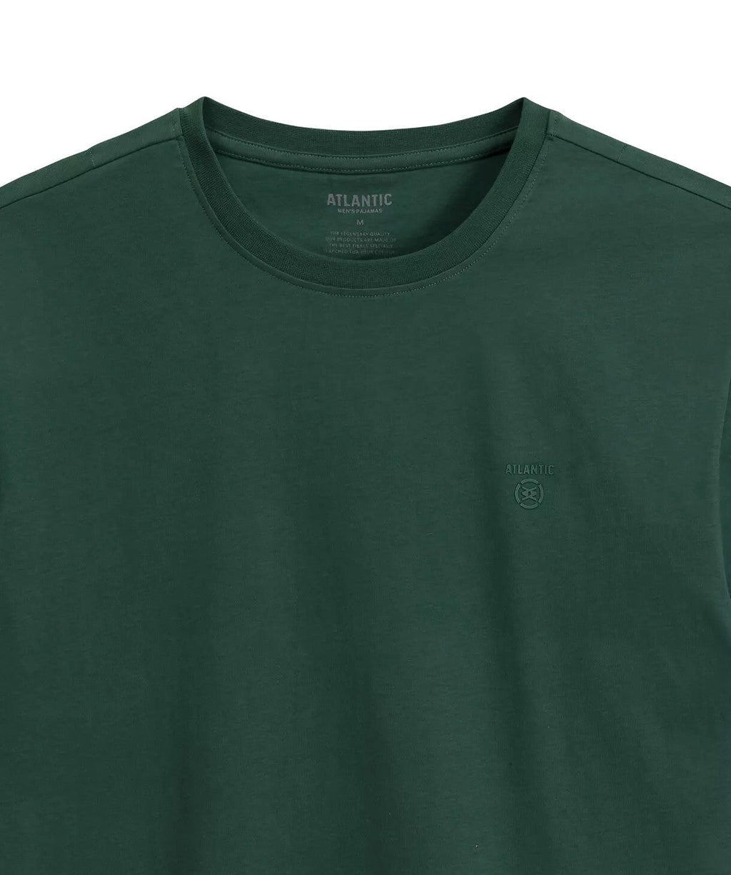 Pigiama uomo in cotone effetto pesca con pantaloni