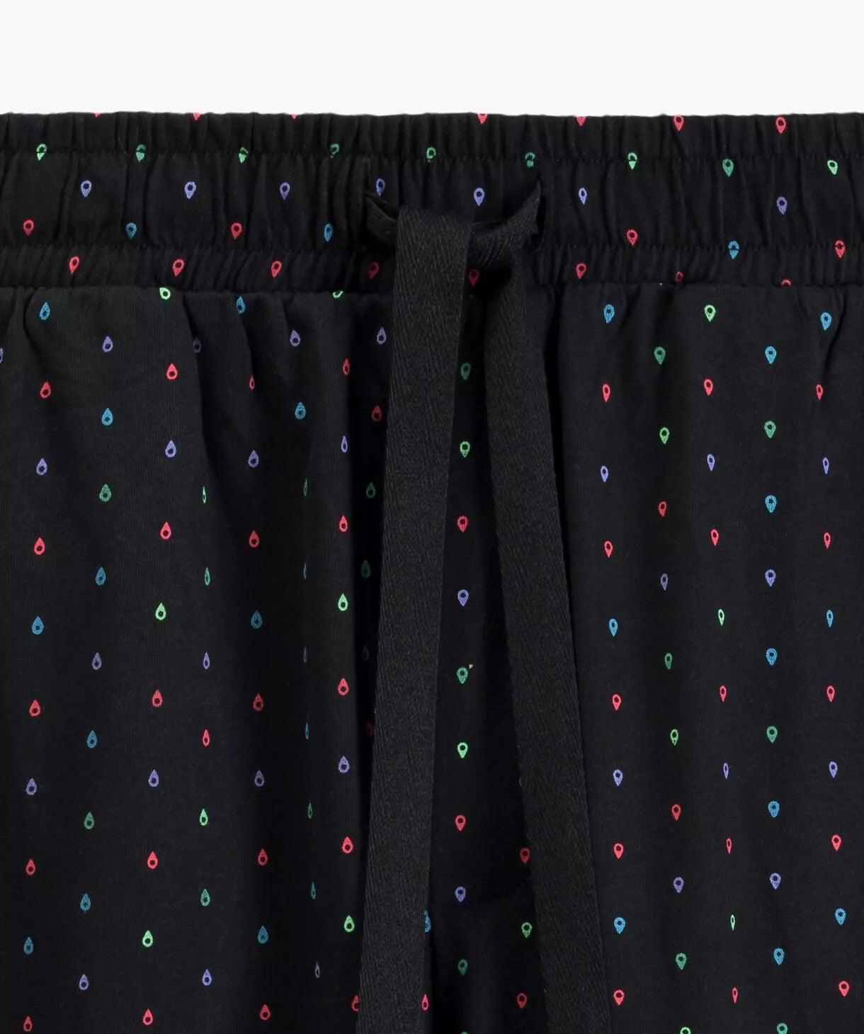 Pigiama uomo in cotone effetto pesca con pantaloni