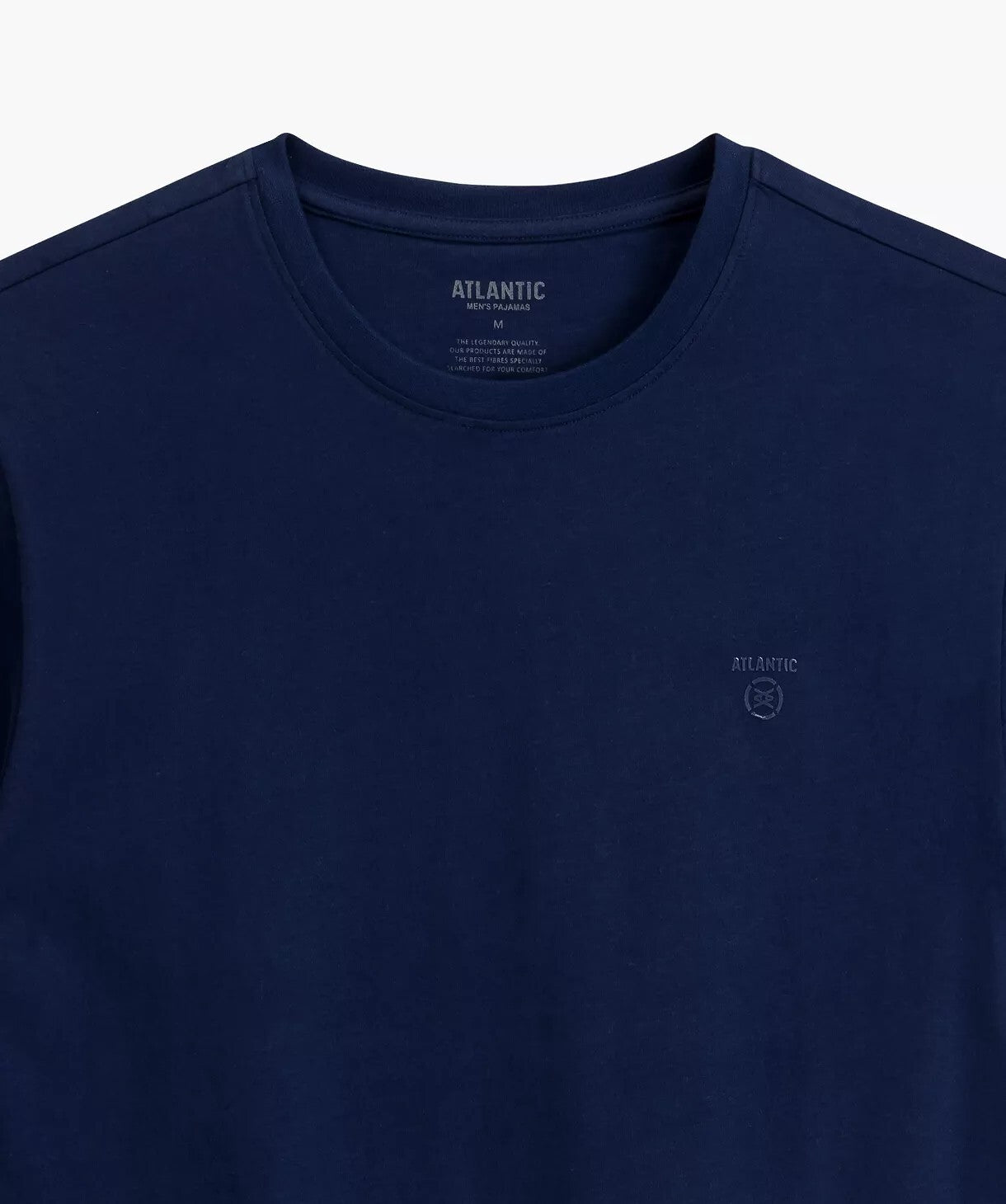 Pigiama uomo in cotone effetto pesca con pantaloni