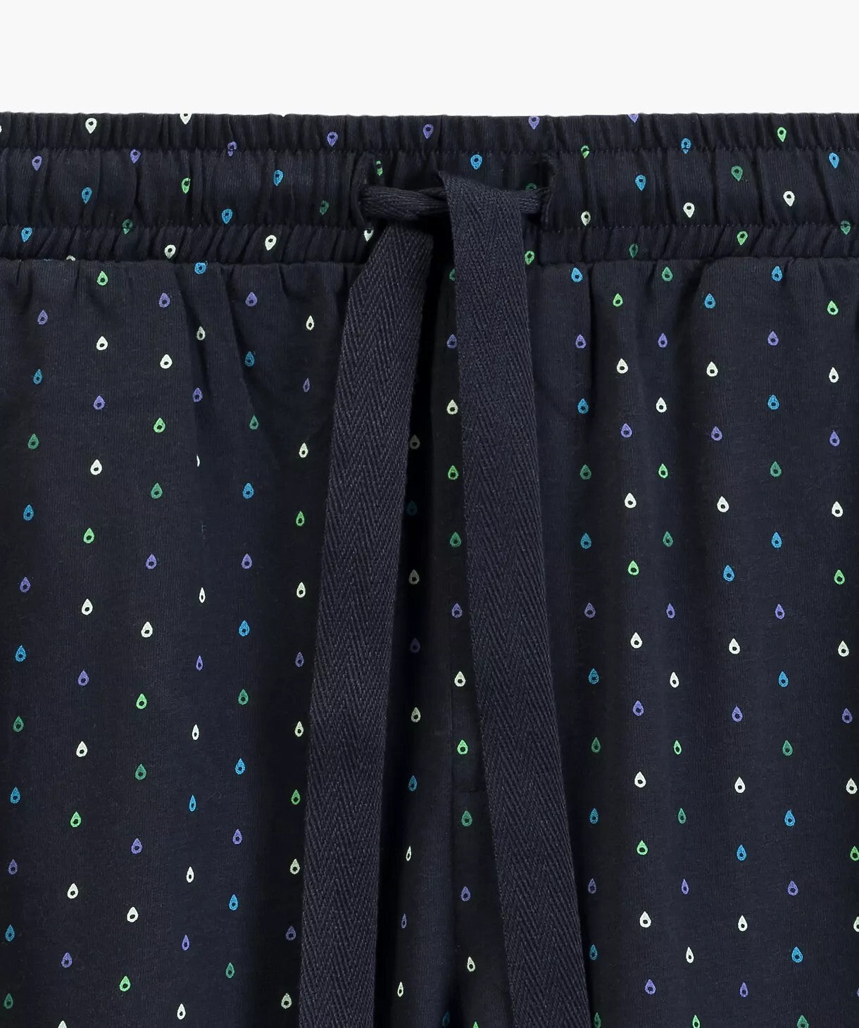 Pigiama uomo in cotone effetto pesca con pantaloni