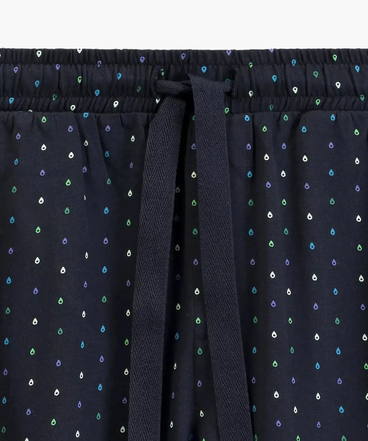 Pigiama uomo in cotone effetto pesca con pantaloni