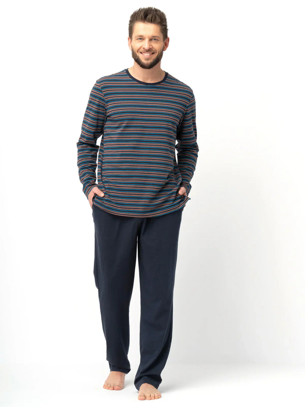 Pigiama uomo in cotone elasticizzato | mns 315