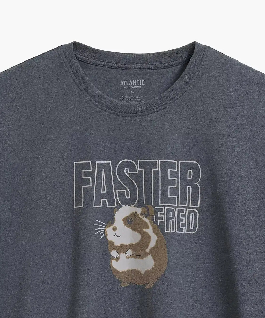 Pigiama da uomo in cotone elasticizzato - nmp-376