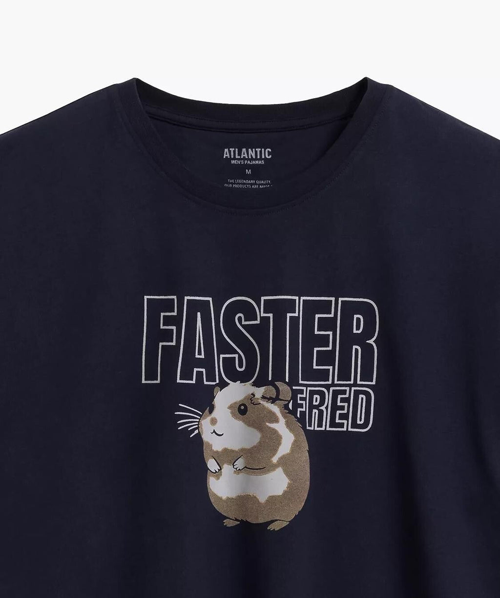 Pigiama da uomo in cotone elasticizzato - nmp-376