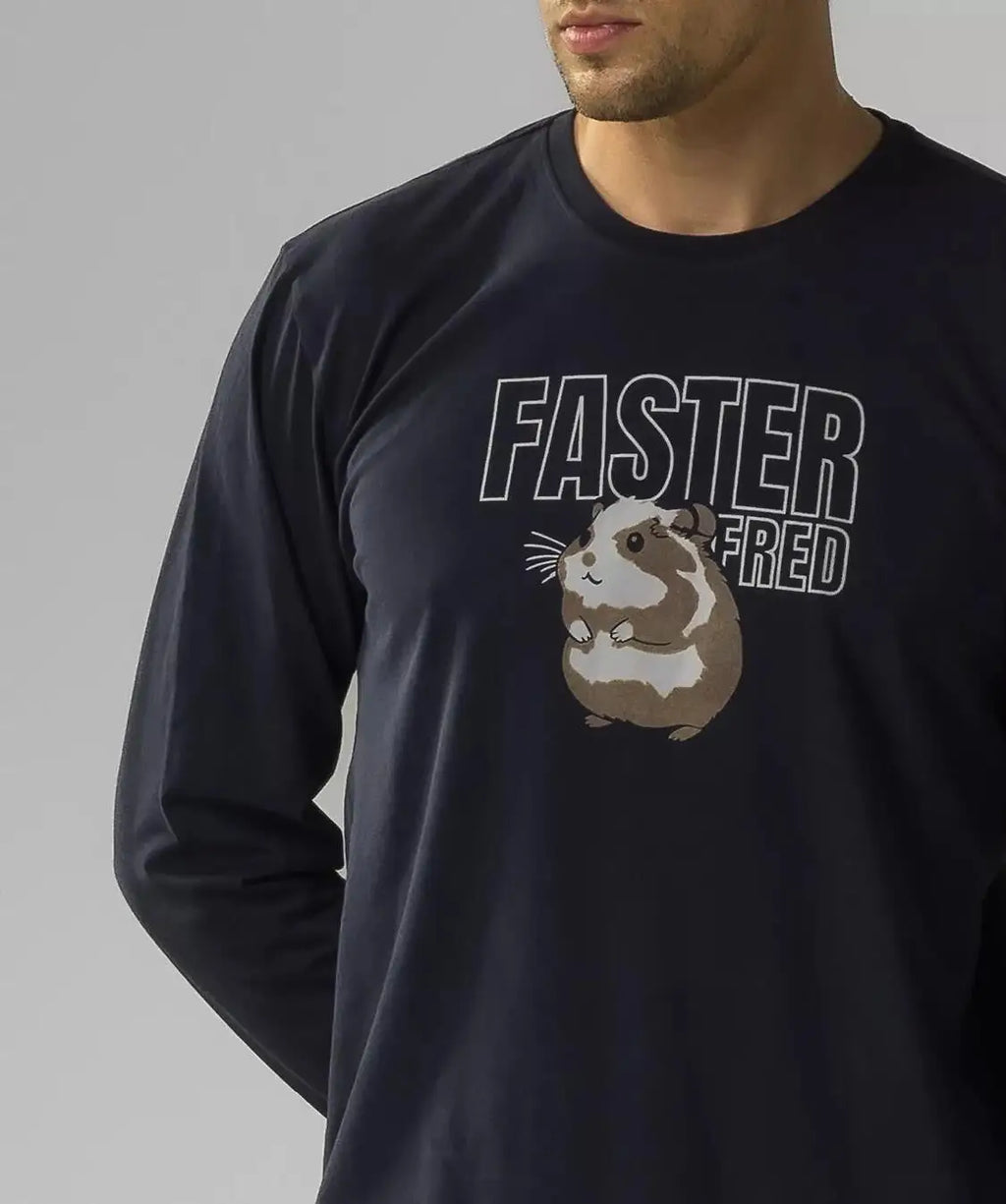 Pigiama da uomo in cotone elasticizzato - nmp-376