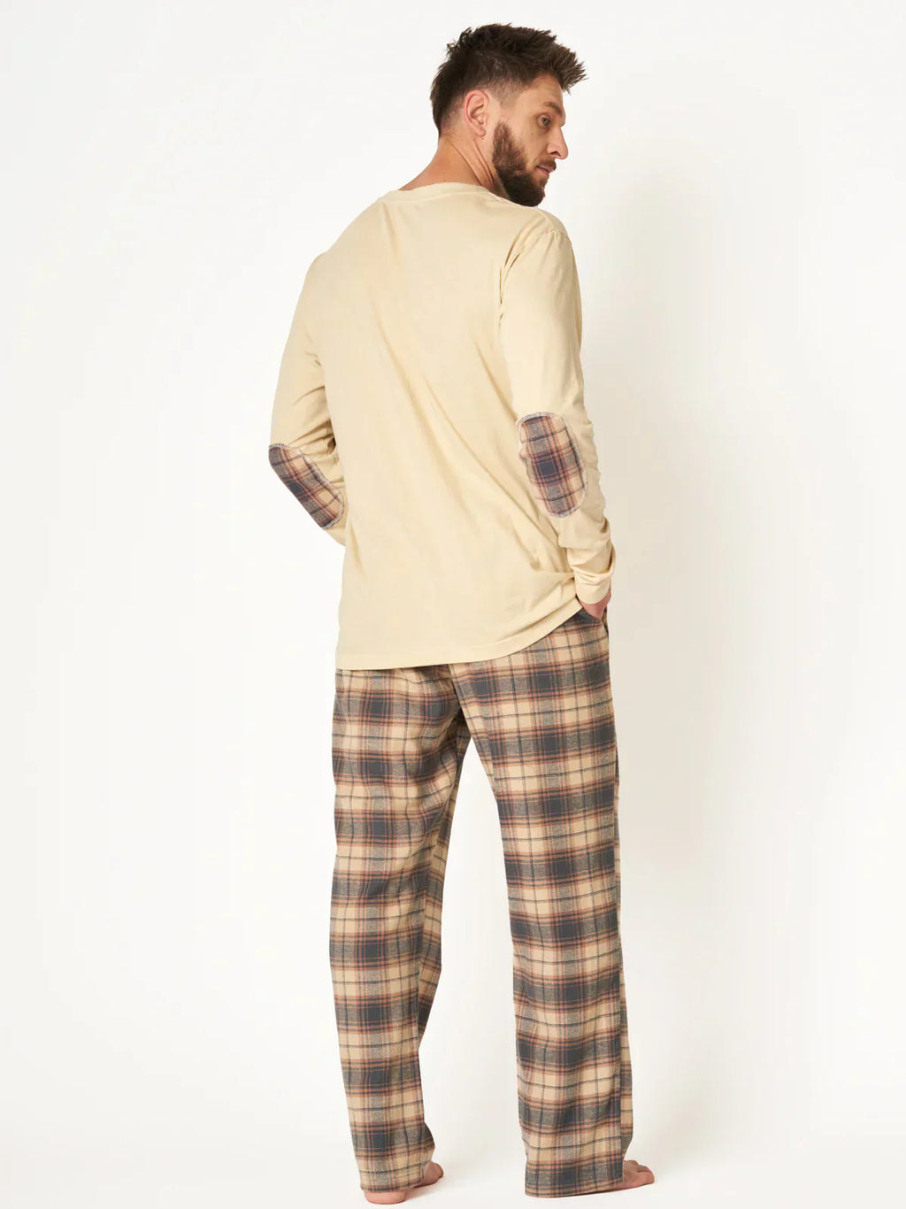 Pigiama uomo in cotone e flanella | mns 403