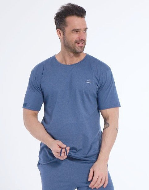 Pigiama da uomo in cotone - lofoten - maniche corte