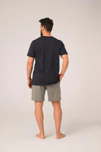 Pigiama uomo in cotone – set con maglia grafica e shorts