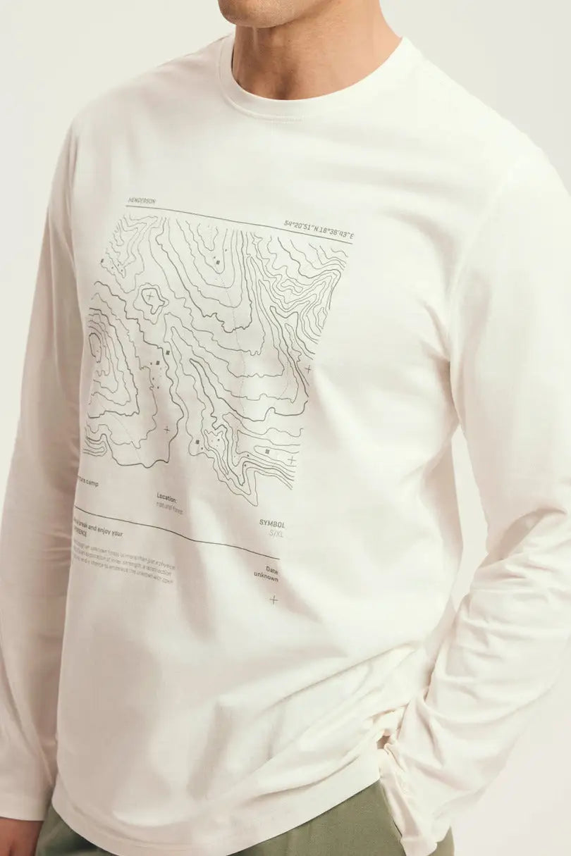 Pigiama uomo in cotone stile jogger con stampa mappa | local