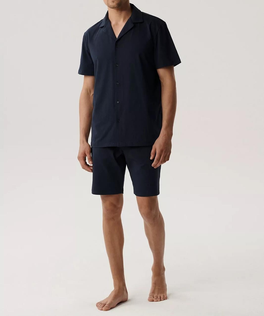 Pigiama da uomo estivo aperto con bottoni - jack - bnmp-003