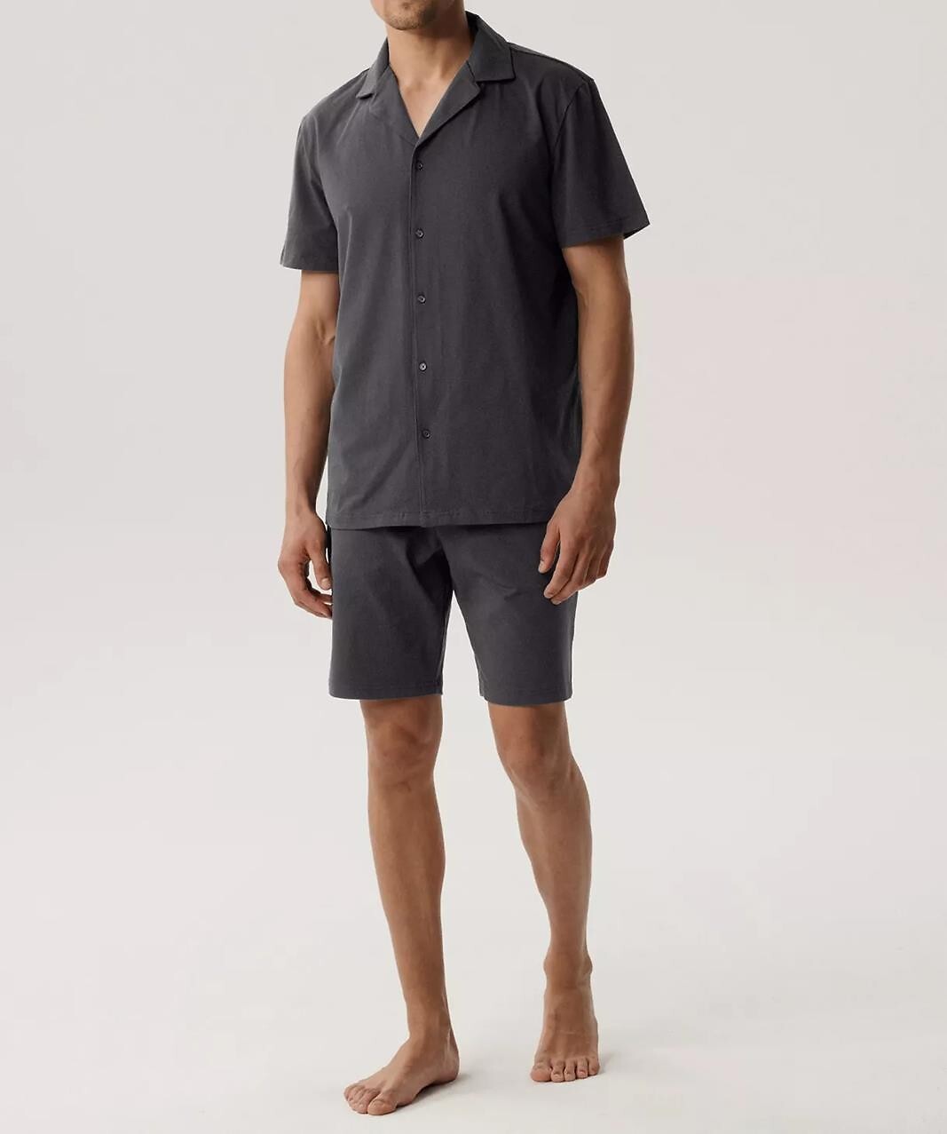 Pigiama da uomo estivo aperto con bottoni - jack - bnmp-003