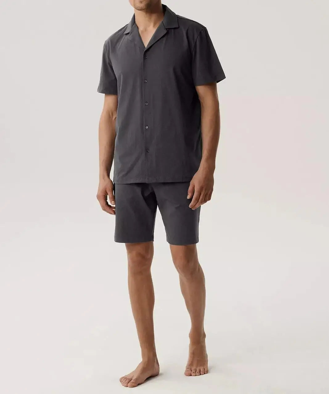 Pigiama da uomo estivo aperto con bottoni - jack - bnmp-003