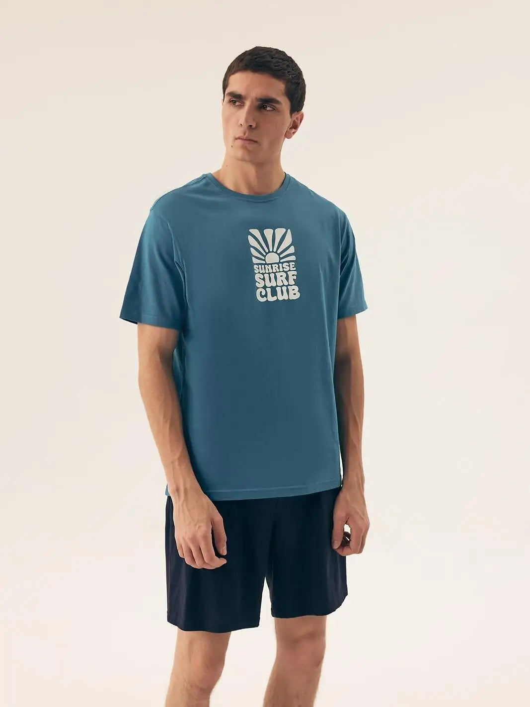 Pigiama da uomo estivo in cotone 100% - sun