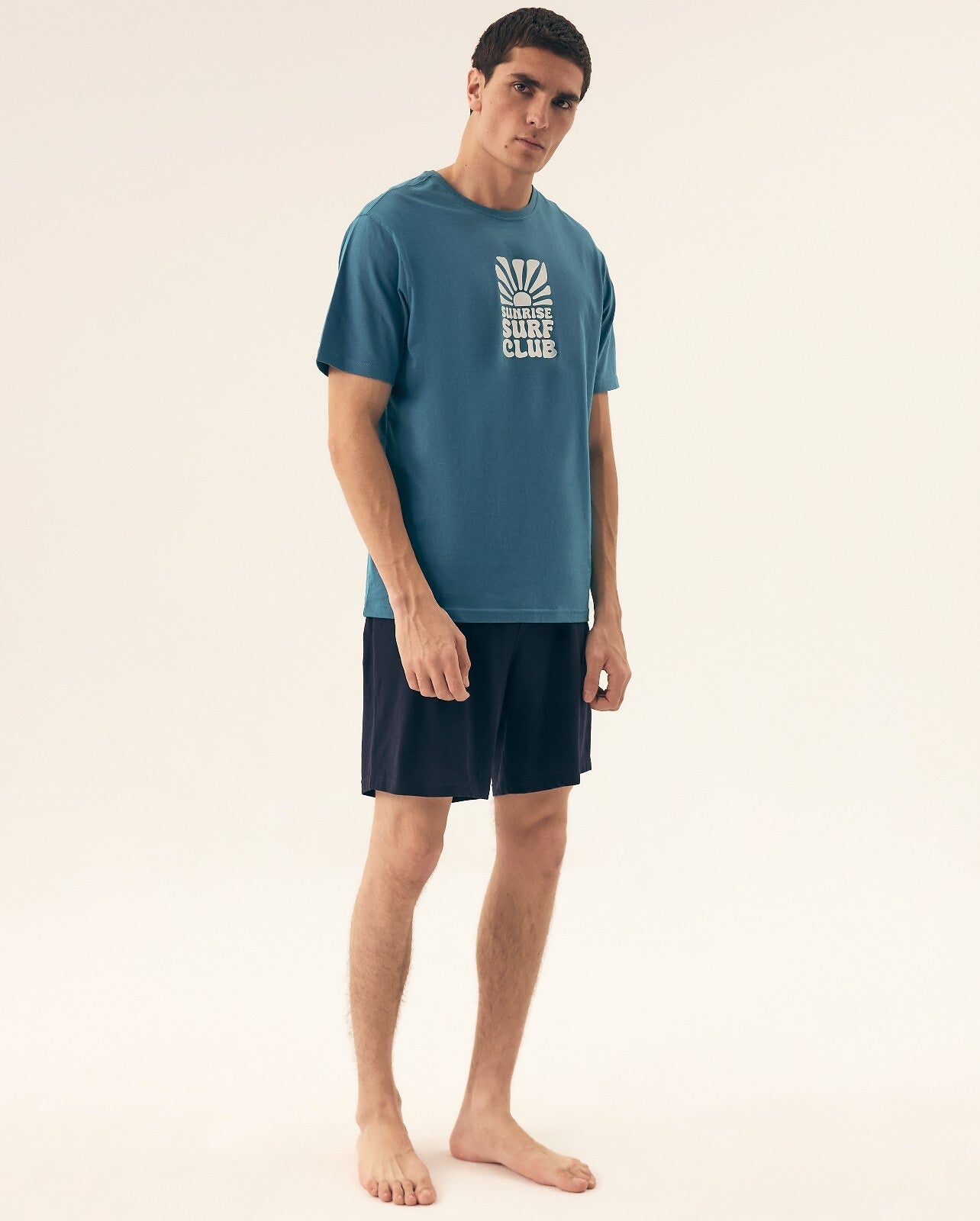 Pigiama da uomo estivo in cotone 100% - sun