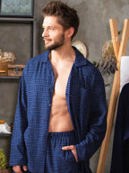 Pigiama uomo in flanella di cotone - gordon