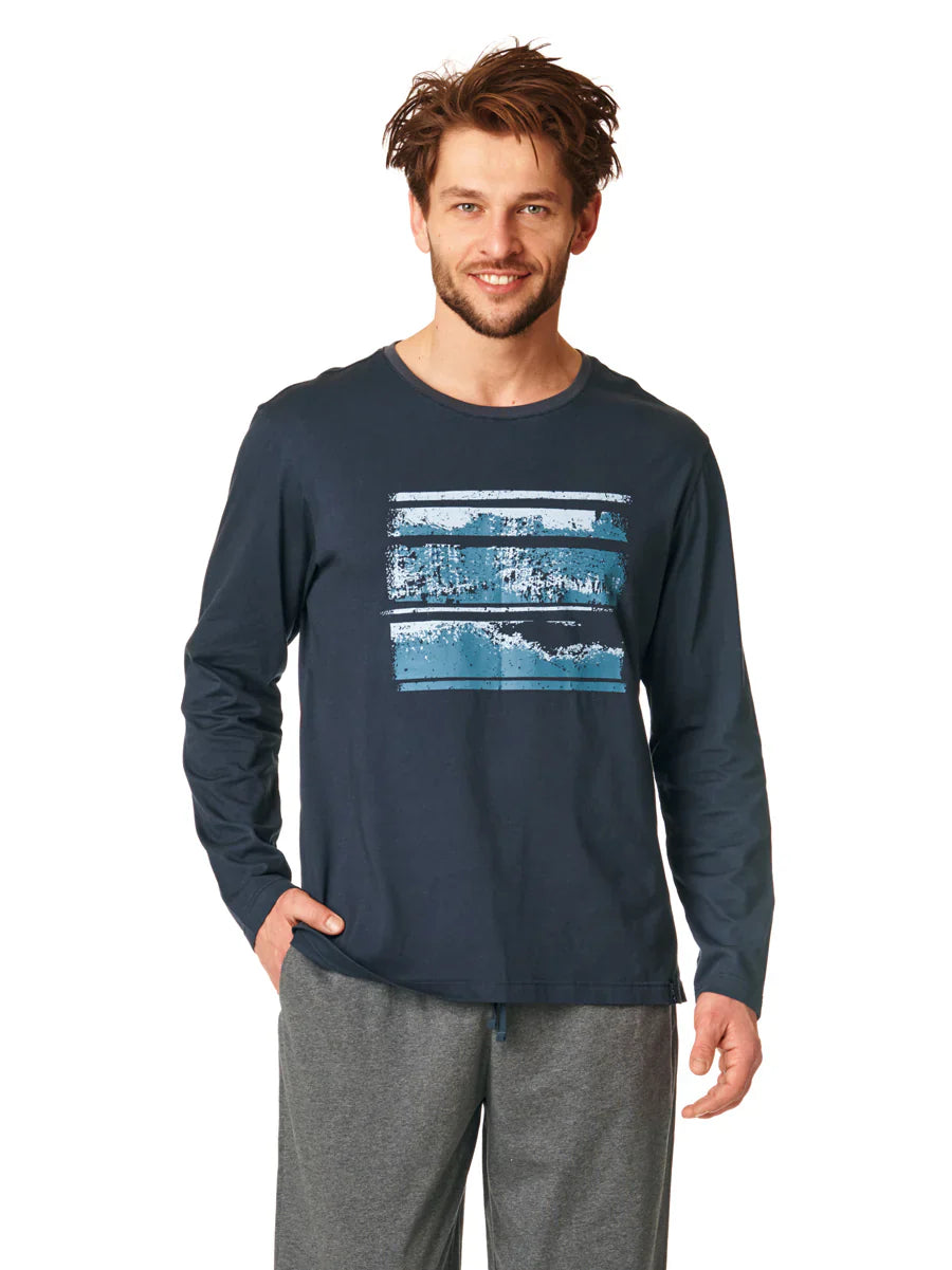 Pigiama uomo in cotone elasticizzato - mns 862