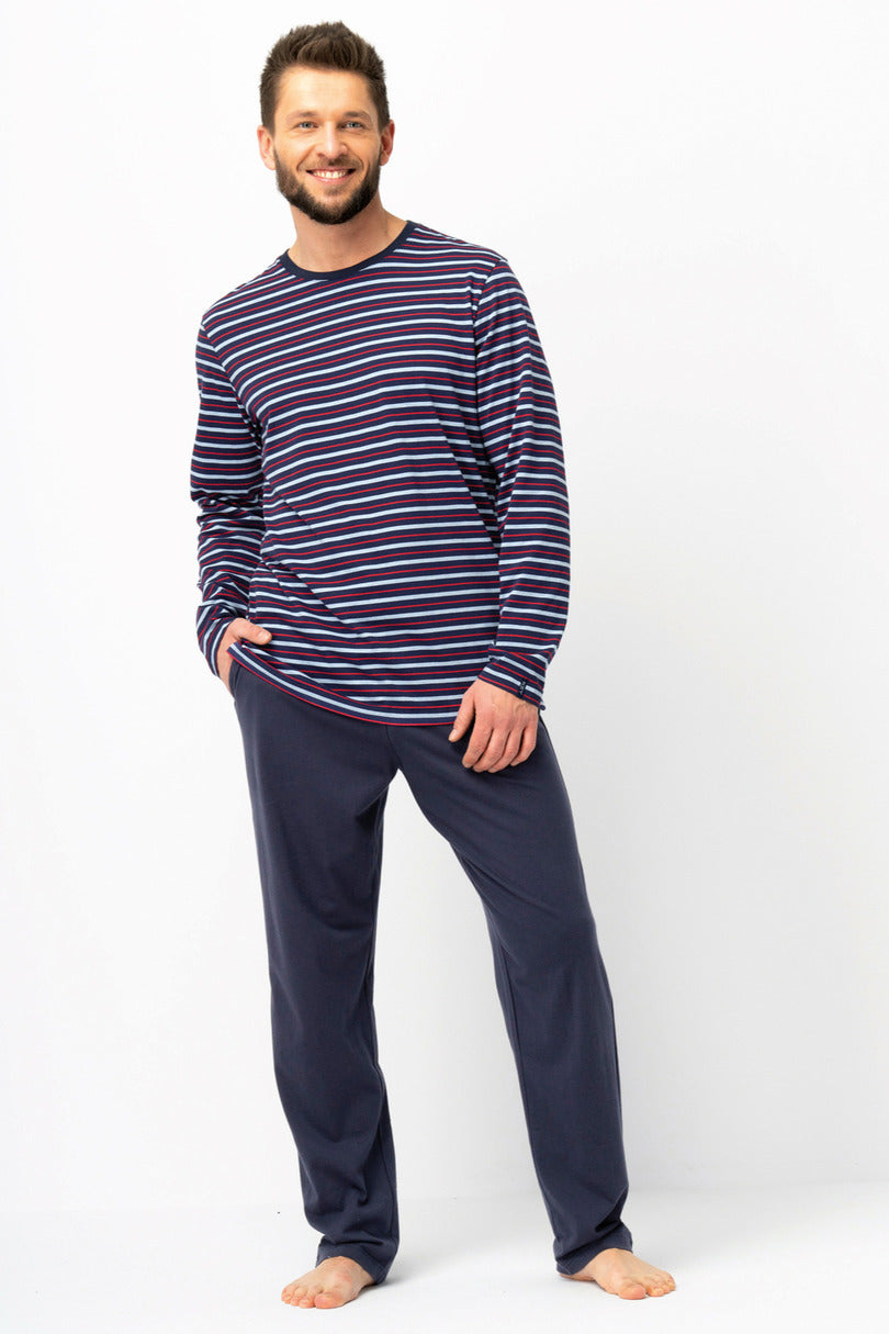 Pigiama uomo in cotone morbido - mns 316