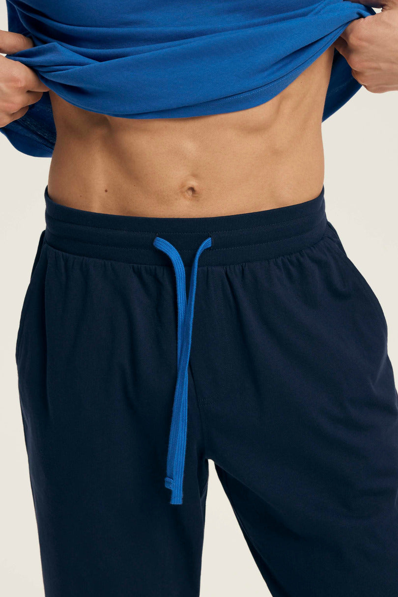 Pigiama uomo in cotone stile jogger con scritta | loop