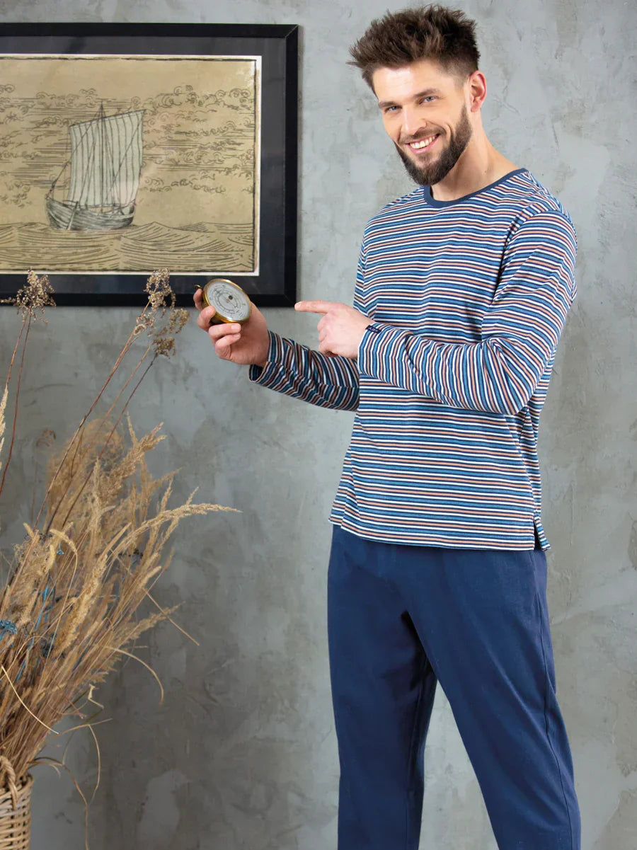 Pigiama uomo in puro cotone | mns 384