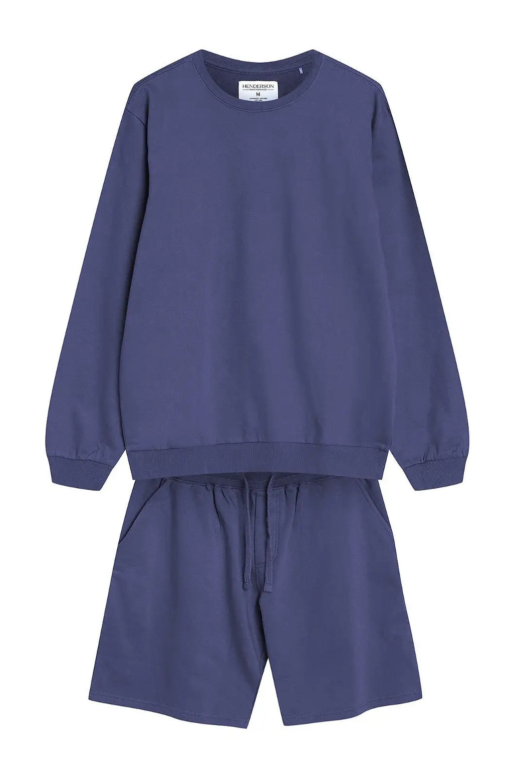 Pigiama da uomo in morbido cotone con interno felpato