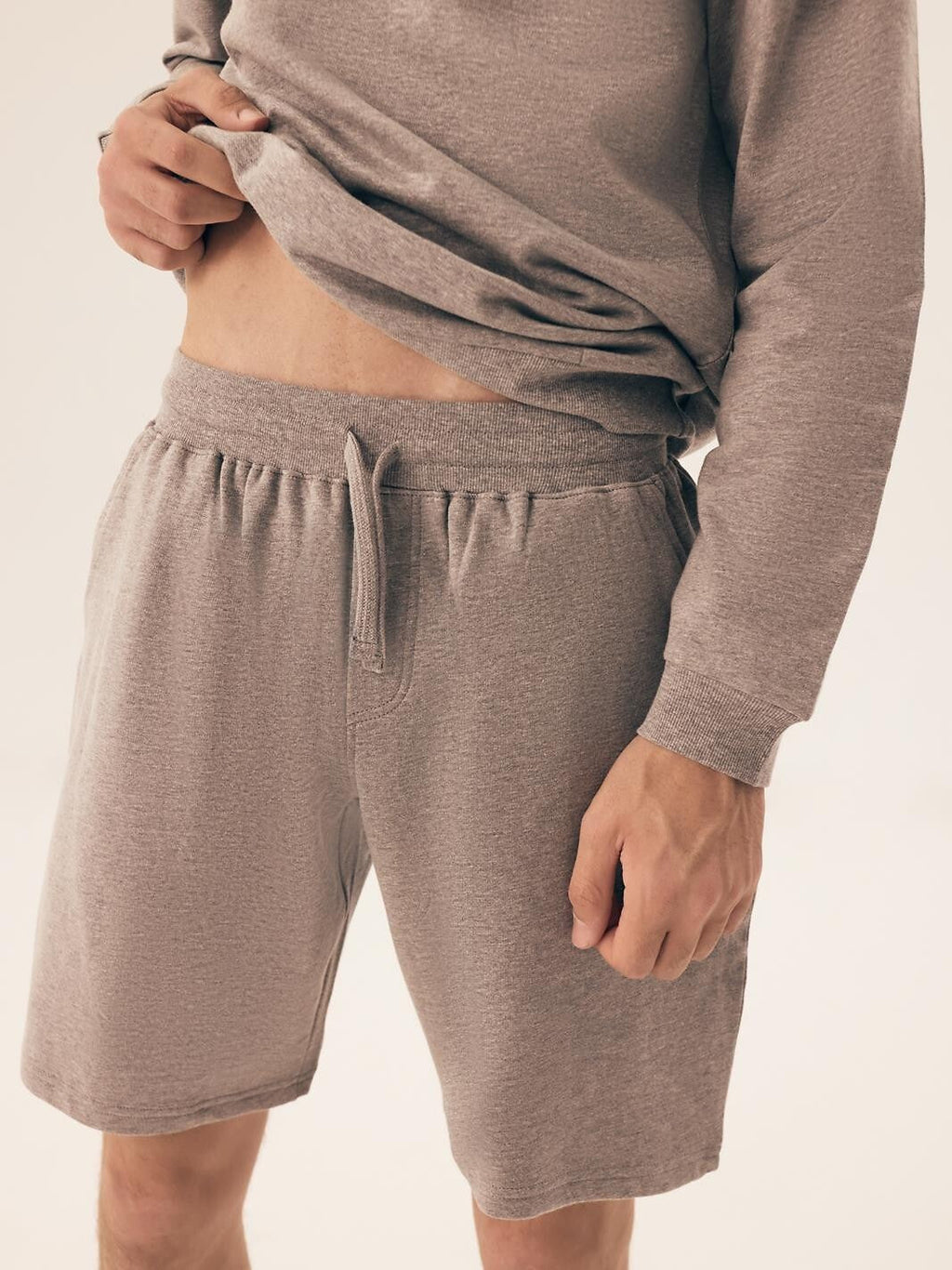 Pigiama da uomo in morbido cotone con interno felpato