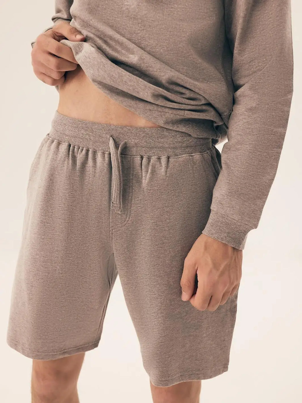 Pigiama da uomo in morbido cotone con interno felpato