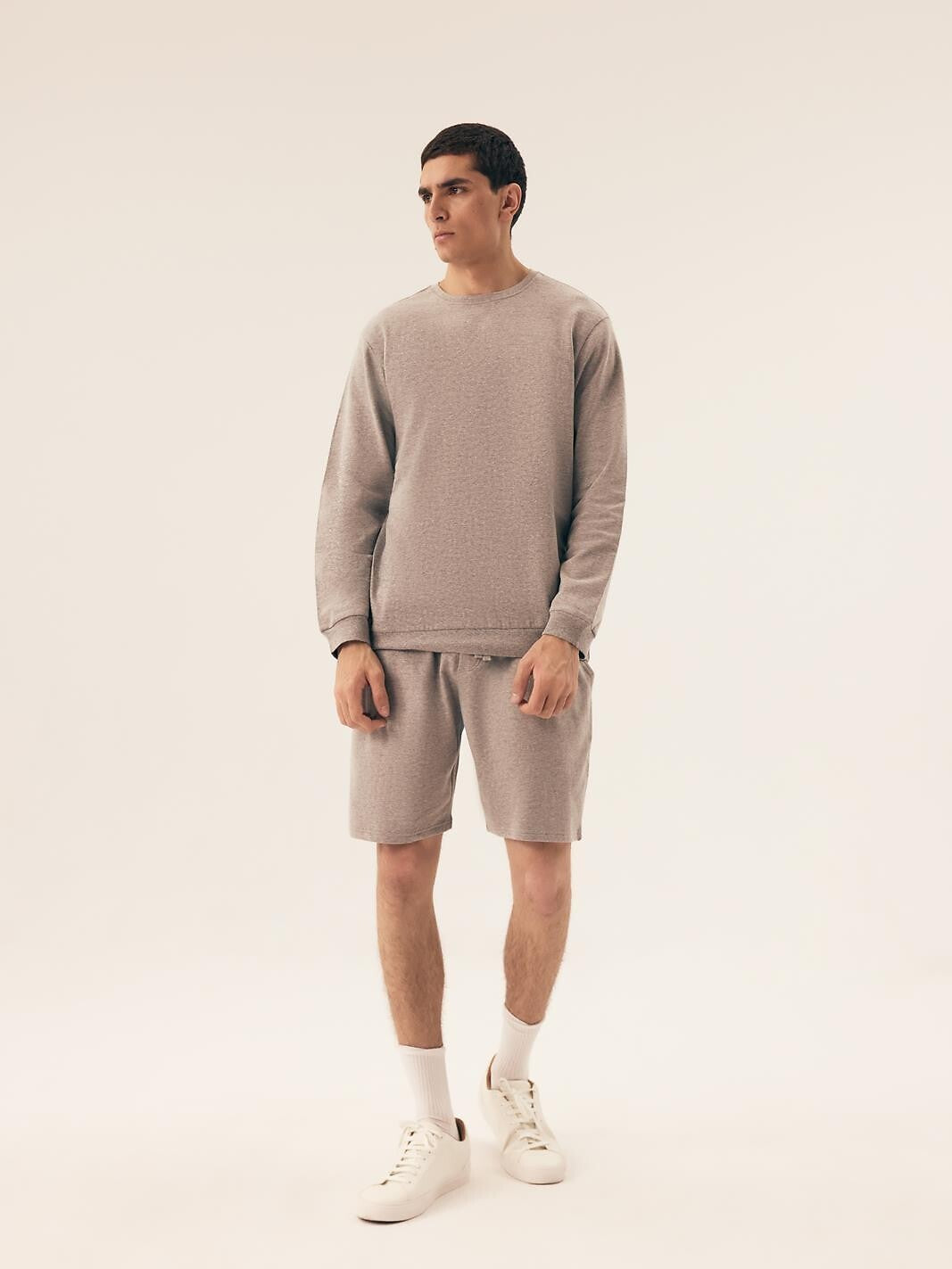 Pigiama da uomo in morbido cotone con interno felpato