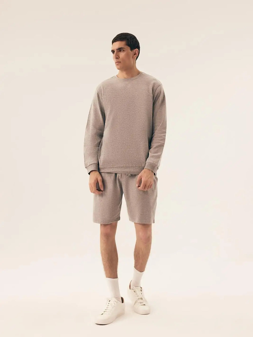 Pigiama da uomo in morbido cotone con interno felpato